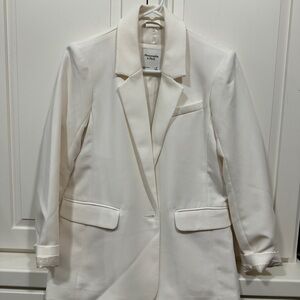 Abercrombie & Fitch Cream Blazer